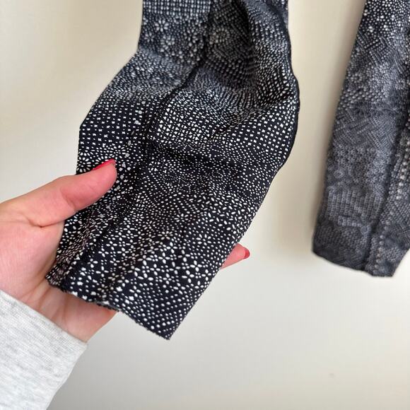 Lululemon Fast & Free 7/8 Tight II *Nulux 25" Meisai White Black 4 - Picture 10 of 10